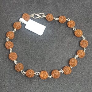 Rudraksha Silver Bracelet