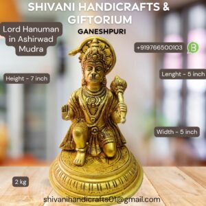 Lord Hanuman in Ashirwad Mudra 7"