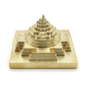 Maha Meru Shree Yantra 3D Meru Shree Yantra -Panchdhatu with Accurate Cutting