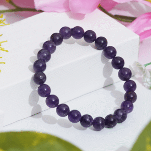 ( Amethyst Bracelet ) Attract Luck, Enhance Intuition, Improve Health & Skin