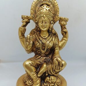Laxmi Brass Idol Hand-made 4.5"