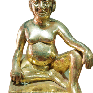 bhagwan Nityanand Pure Brass Idol 3.8"