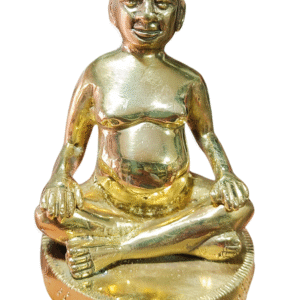 bhagwan Nityanand Pure Brass Idol 4"