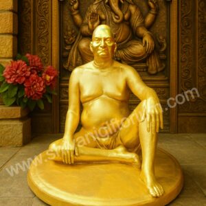 9-Inch Bhagwan Nityanand Statue – A Divine Presence in Your Sacred Space