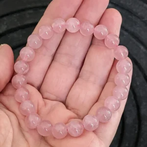 Rose Quartz Bracelet (8mm) for Men & Women