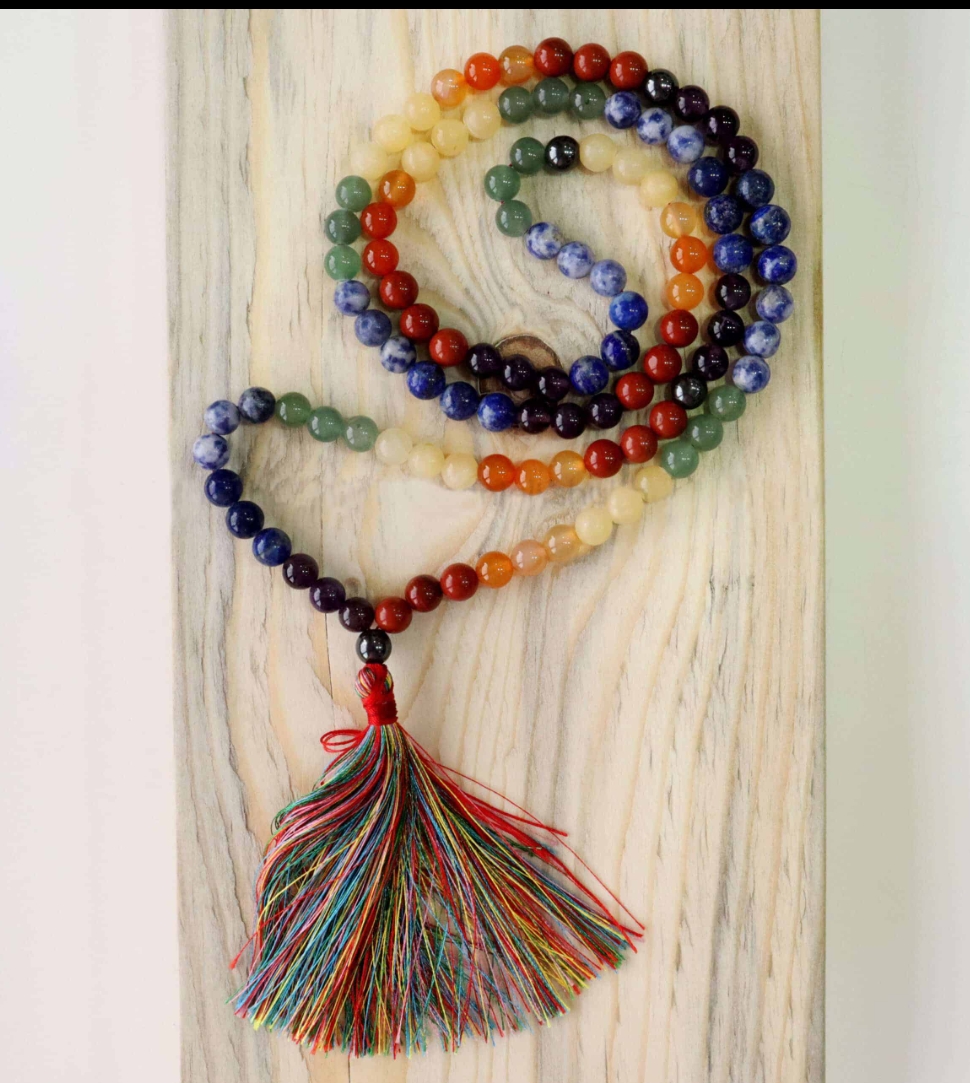 Seven Chakra Japa Mala 108+1