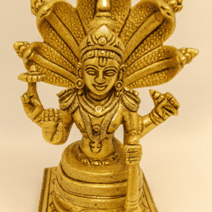 Brass Vishnu Statue – Handmade Pital Idol | Buy Online 5"