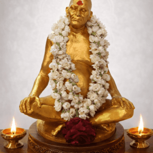 Bhagwan Nityanand Statue – Premium Quality Fiber Finish (12 Inch)