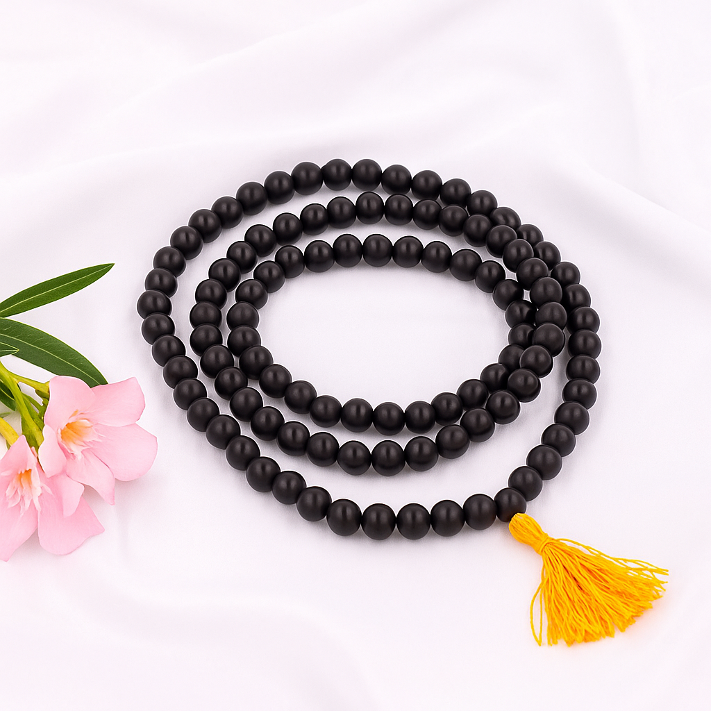 Original Karungali Malai 108-Beads Ebony Wood with Govt. Certified - Image 2