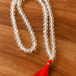 Original Diamond-Cut Flat Shape Sphatik Mala