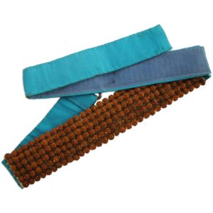 Rudraksha Healing Head Band / Acupressure Headband with Rudraksha Beads size 6.5 mm