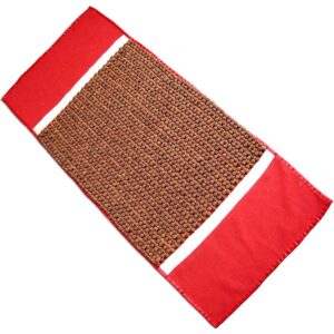 Rudraksha Mat - 5 | Rudraksha Meditation Mat | Handmade Puja Asana Mat for Meditation | Designer Rudraksha Aasana | Rudraksha Healing Mat