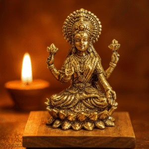 Ashtadhatu Lakshmi Statue – Handmade Ashtadhatu Idol | Buy Online 2.5"