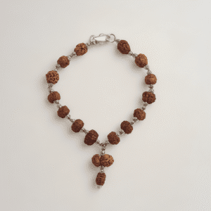 1 -14 Mukhi Rudraksha Silver Bracelet