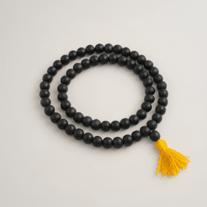 Original Karungali Malai 108-Beads Ebony Wood with Govt. Certified