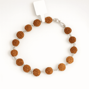 Rudraksha Silver Bracelet
