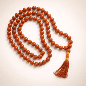 Natural Sun Stone 108 +1 Beads Mala / Rosary