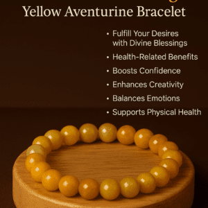 Fulfill Your Desires with Divine Blessings Bracelet (Yellow Aventurine) - Abhimantrit