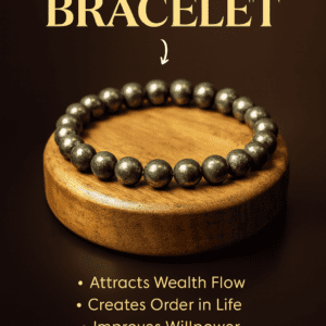 Money Magnet Pyrite Natural Stone Bracelet