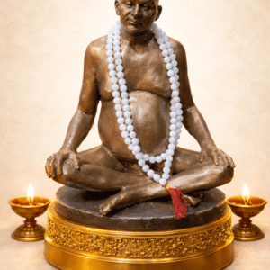 Bhagwan Nityanand Statue – Premium Quality Fiber Finish (12 Inch)