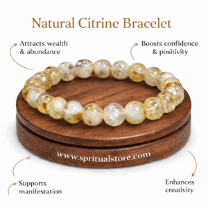 Natural Citrine Bracelet – Stone of Wealth & Positivity