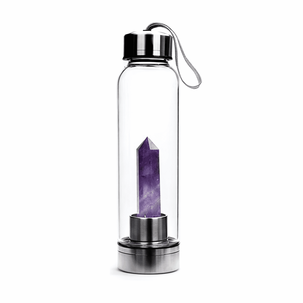 Amethyst Crystal Bottle (Calming & Relaxing)