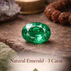 Natural Emerald (Panna Stone) – 3 Carat