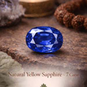 Natural Blue Sapphire (Neelam) – 3 Carat