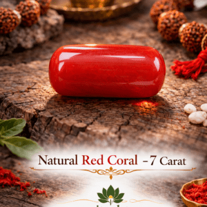 Natural Red Coral (Moonga Stone) – 7 Carat