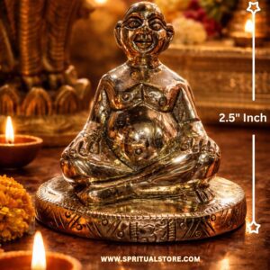 Bhagwan Nityanand Pure Brass Murti – 2.5" Inch Divine Idol for Home Temple (Copy)