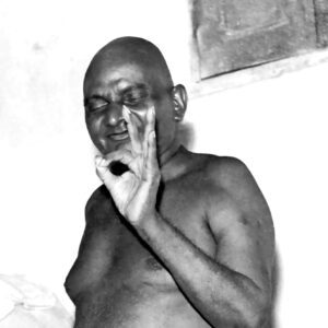 Bhagwan Nityanand B/W High Quality Spiritual Photo Print