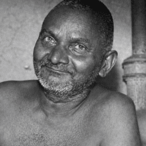 Bhagwan Nityanand B/W High Quality Spiritual Photo Print