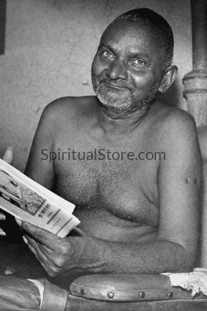 Bhagwan Nityanand B/W High Quality Spiritual Photo Print