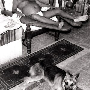 Bhagwan Nityanand B/W High Quality Spiritual Photo Print