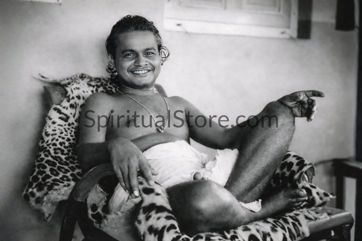 Shaligram Swami B/W High Quality Spiritual Photo Print
