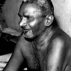 Bhagwan Nityanand B/W High Quality Spiritual Photo Print