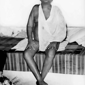 Bhagwan Nityanand B/W High Quality Spiritual Photo Print