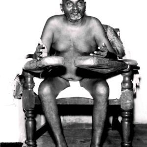 Bhagwan Nityanand B/W High Quality Spiritual Photo Print