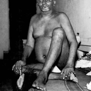 Bhagwan Nityanand B/W High Quality Spiritual Photo Print