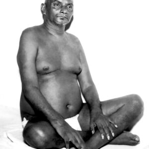 Bhagwan Nityanand B/W High Quality Spiritual Photo Print