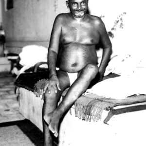 Bhagwan Nityanand B/W High Quality Spiritual Photo Print