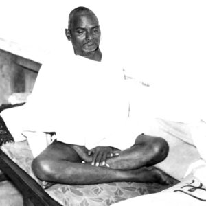 Bhagwan Nityanand B/W High Quality Spiritual Photo Print