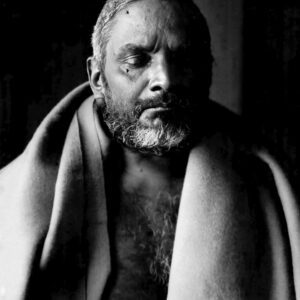 Bhagwan Nityanand B/W High Quality Spiritual Photo Print