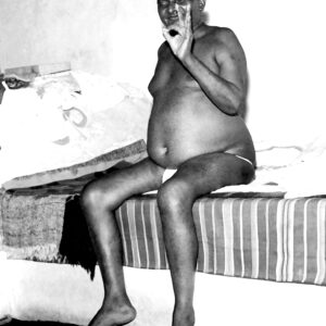 Bhagwan Nityanand B/W High Quality Spiritual Photo Print