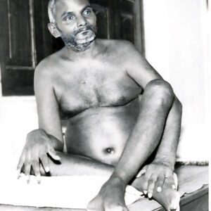 Bhagwan Nityanand B/W High Quality Spiritual Photo Print