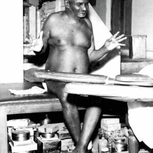 Bhagwan Nityanand B/W High Quality Spiritual Photo Print