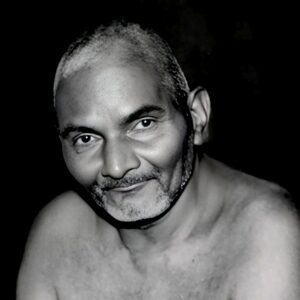 Bhagwan Nityanand B/W High Quality Spiritual Photo Print