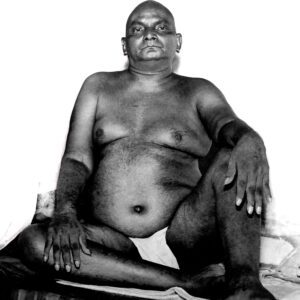 Bhagwan Nityanand B/W High Quality Spiritual Photo Print