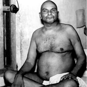 Bhagwan Nityanand B/W High Quality Spiritual Photo Print