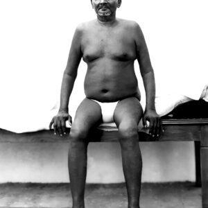 Bhagwan Nityanand B/W High Quality Spiritual Photo Print